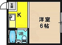 間取図画像 1K