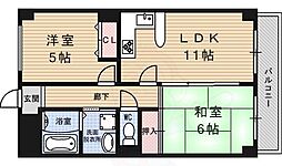 フィエスタ・ヴィラ 2LDKの間取図画像