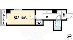 pepereN 1Kの間取図画像