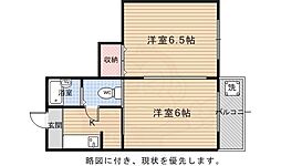 キャピタル.サガ 2Kの間取図画像