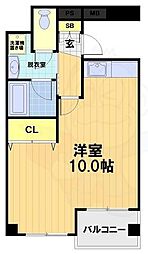 京都友禅文化会館 ワンルームの間取図画像