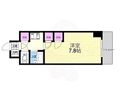 サンシティ御所西 1Kの間取図画像
