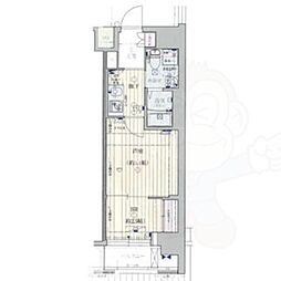 ファーストフィオーレ京都西陣 2Kの間取図画像