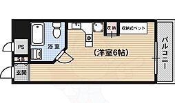 ラ・パルフェ・ド・プレオ ワンルームの間取図画像