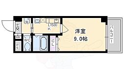 Clairイトーケン 1Kの間取図画像