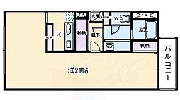 ラ・ユニテ 1Kの間取図画像