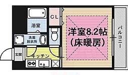 ミレニアム公和3 1Kの間取図画像