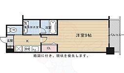 グランレブリー太秦天神川 1Kの間取図画像