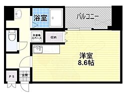 セント綾大宮 ワンルームの間取図画像