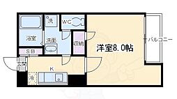 メゾン・アベイル 1Kの間取図画像