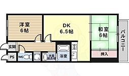アフリー太田2 2DKの間取図画像