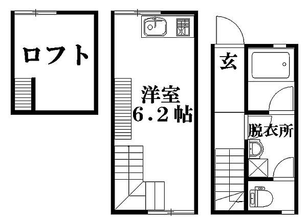 casa cozy 西条駅北 101｜広島県東広島市西条町西条(賃貸アパート1K・1階・22.77㎡)の写真 その2