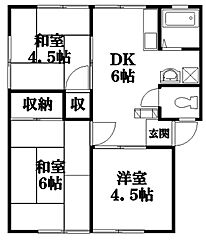 物件の間取り