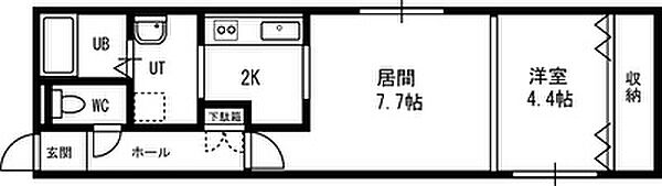 プリマベーラ二十四軒 00301｜北海道札幌市西区二十四軒二条6丁目(賃貸マンション1LDK・3階・36.30㎡)の写真 その2
