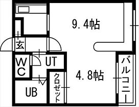 ホークメゾン札幌2号館 00217 ｜ 北海道札幌市豊平区平岸四条18丁目1-54（賃貸マンション1LDK・2階・29.20㎡） その2