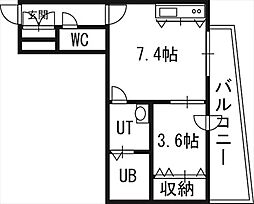 間取図画像 1LDK