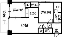 物件の間取り