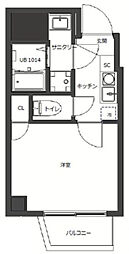 D-STYLE横濱平沼 10階1Kの間取り