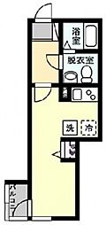 DAICHI 3階ワンルームの間取り