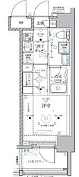 ベルグレード川崎AZ 1Kの間取図画像