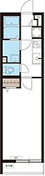 リブリ・004 1Kの間取図画像