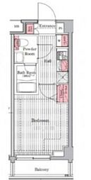 プレール・ドゥーク元住吉 1Kの間取図画像