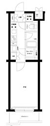 ルーブル西蒲田参番館 1Kの間取図画像