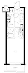 ルーブル川崎宮前平 1Kの間取図画像