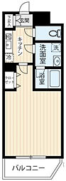 ARCOBALENO武蔵小杉2 1Kの間取図画像