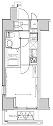 RELUXIA横浜鶴見 1Kの間取図画像