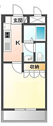 プロニティ24S 1Kの間取図画像