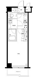 ルーブル下丸子伍番館 1Kの間取図画像