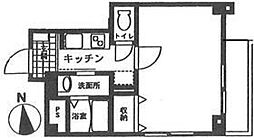 ラモデルピーノ2 1Kの間取図画像