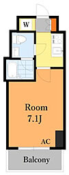 MARINAYOKOHAMABAYTOWER 1Kの間取図画像