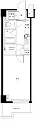 ルーブル大鳥居伍番館 1Kの間取図画像