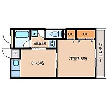 兵庫県尼崎市杭瀬本町２丁目（賃貸マンション1DK・2階・32.85㎡） その2