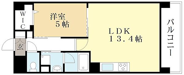 プライマリーレジデンス宇治黄檗 ｜京都府宇治市五ケ庄折坂(賃貸マンション1LDK・2階・44.76㎡)の写真 その2