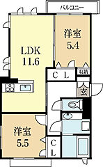 物件の間取り
