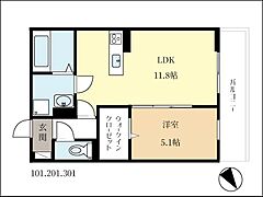 物件の間取り