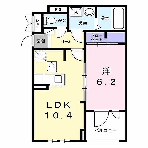 グローブレジデンスII 103｜神奈川県横浜市緑区長津田町(賃貸アパート1LDK・1階・40.14㎡)の写真 その2