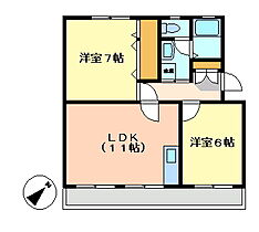 町田コープタウン11号棟（1年定期借家）  ｜ 東京都町田市小川２丁目（賃貸マンション2LDK・4階・53.43㎡） その2