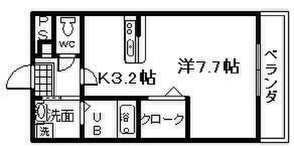 大阪府貝塚市小瀬1丁目(賃貸アパート1K・1階・29.81㎡)の写真 その2