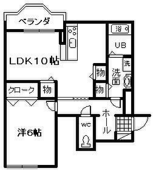 大阪府岸和田市包近町(賃貸アパート1LDK・1階・45.66㎡)の写真 その2