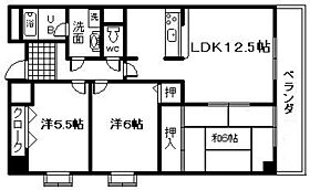 大阪府岸和田市中井町3丁目（賃貸マンション3LDK・1階・64.94㎡） その2