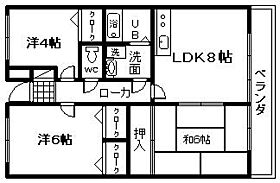 大阪府岸和田市南上町2丁目（賃貸マンション3LDK・3階・55.35㎡） その2