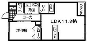 大阪府泉北郡忠岡町忠岡中3丁目（賃貸アパート1LDK・2階・39.00㎡） その2