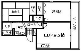 大阪府岸和田市上町（賃貸アパート2LDK・1階・50.00㎡） その2