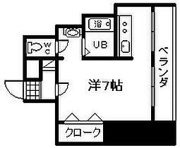 大阪府岸和田市野田町1丁目（賃貸マンション1K・5階・27.50㎡） その2