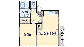 大阪府岸和田市小松里町（賃貸アパート1LDK・1階・43.75㎡） その2