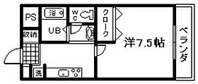 エス スカイ　S SKY  ｜ 大阪府阪南市尾崎町4丁目（賃貸マンション1K・1階・24.75㎡） その2